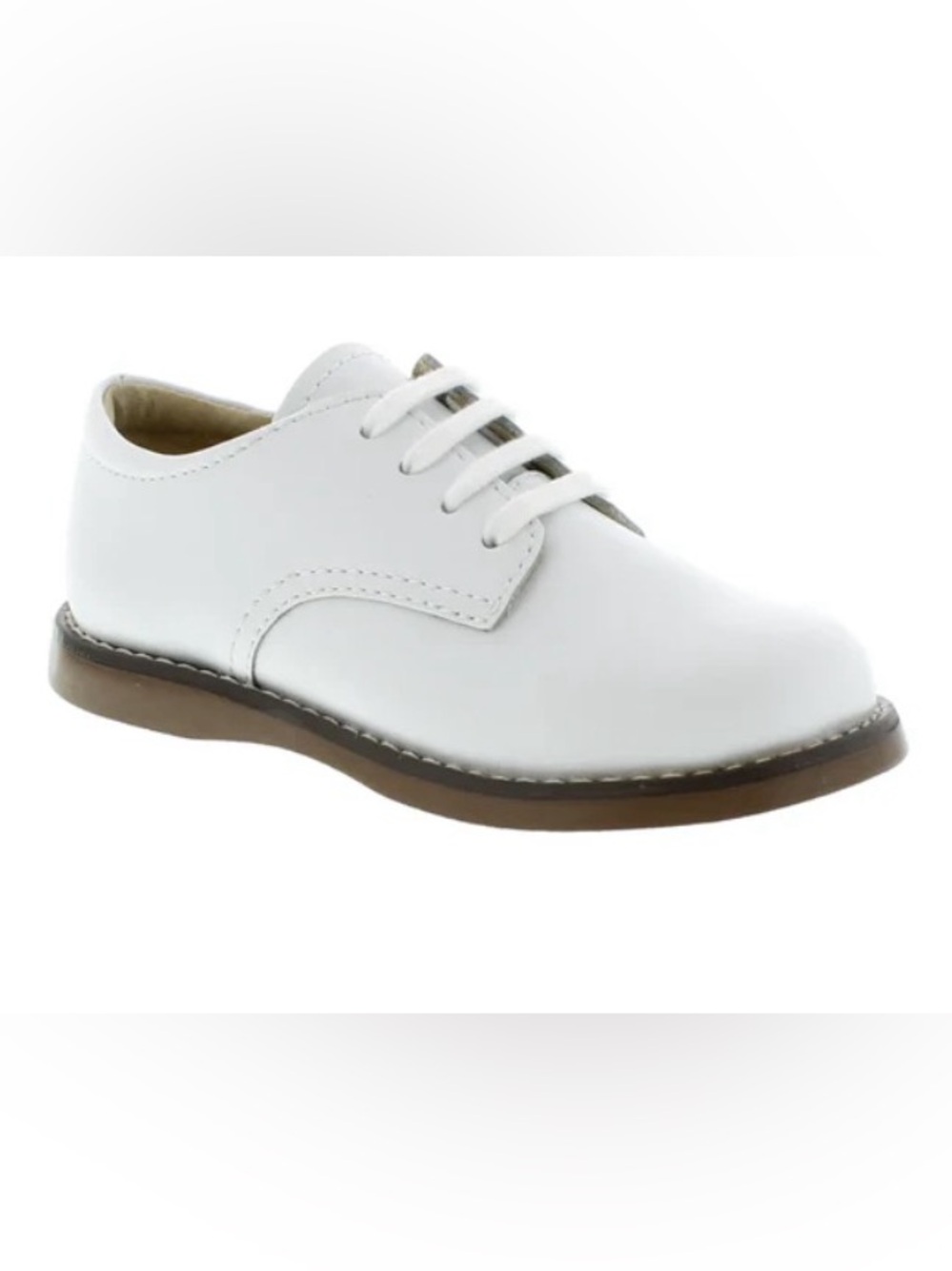 Footmates Classic Blucher Leather Oxford Willy - 8800 - WHITE (Size: 7)